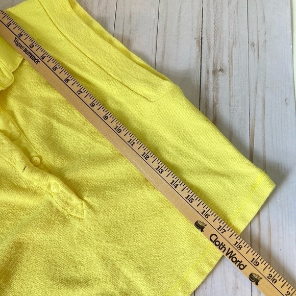 rag & bone Mckenna Cotton yellow top size S - Picture 4 of 7